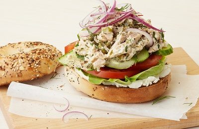 Tyler Florence's Tuna Everything Bagel As Seen On Food Network's Tyler's Ultimate